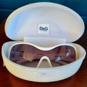 D&G White Sunglasses